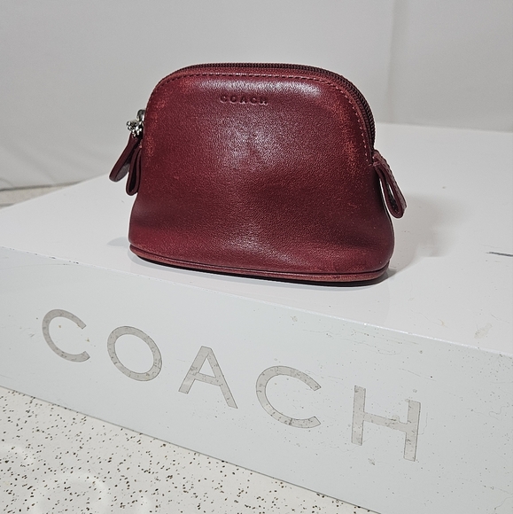Vintage Coach Zipper Pouch - Picture 1 of 4